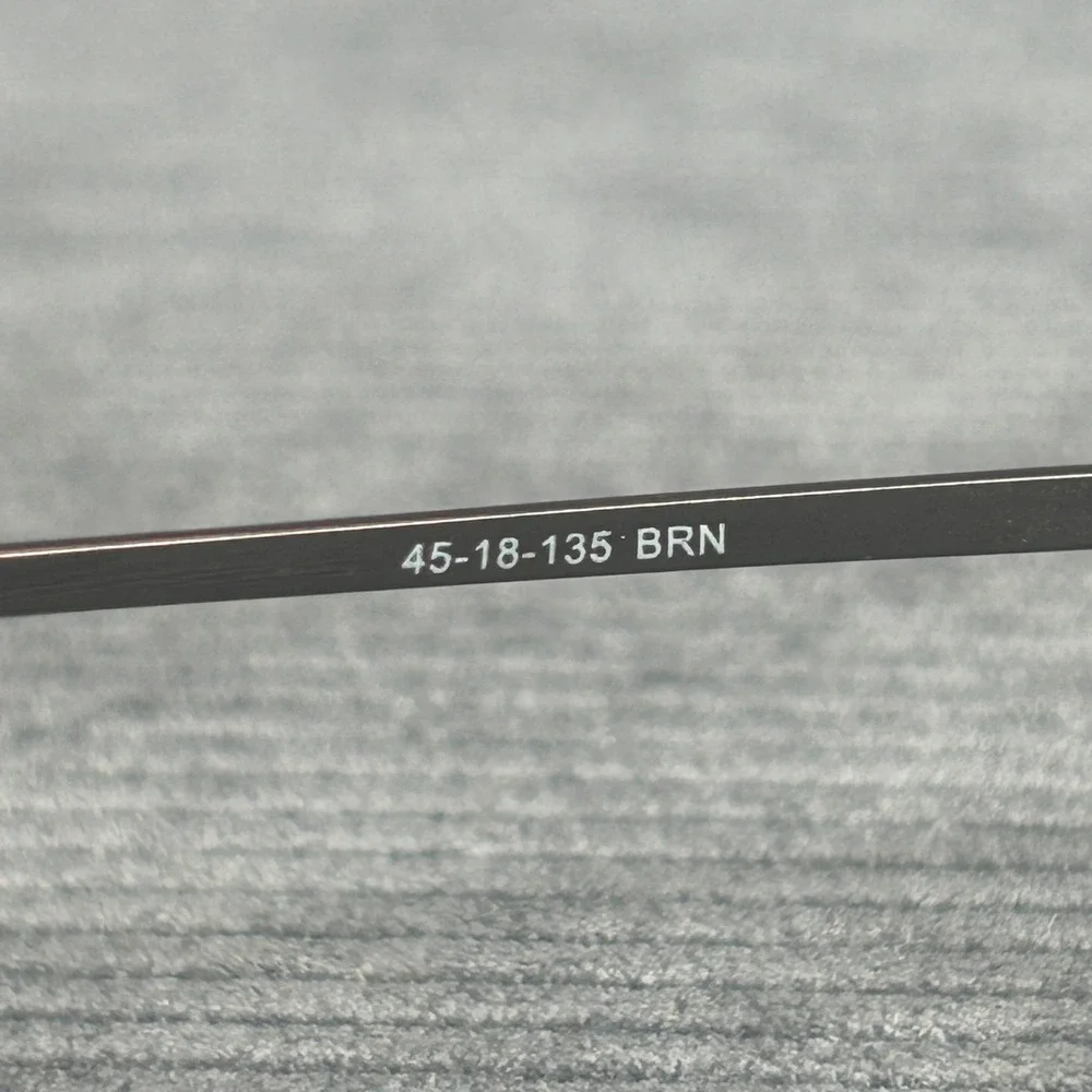Jelly Bean by I-Deal Optics JB-119 Brown Oval Y2k Eyeglass Frames 45-18-135